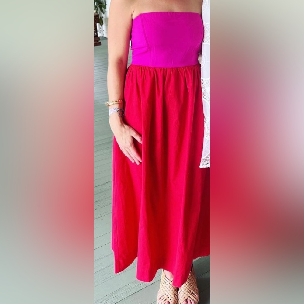 TCEC Dress Small Strapless like NEW